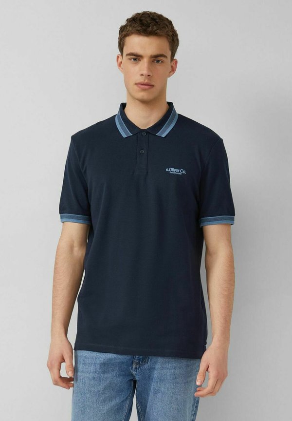 s.Oliver Polo shirt - dunkelblau melange