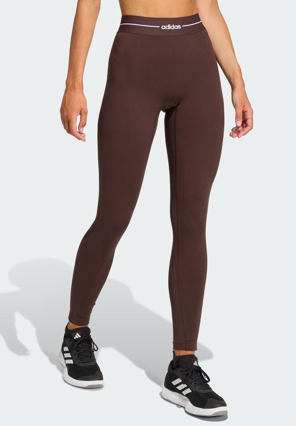 adidas Performance HYPERGLAM FULL LENGTH - Leggings - aurora coffee