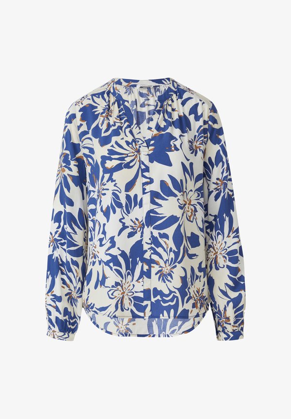 s.Oliver AUS MIT ALL-OVER-PRINT - Blouse - ecru
