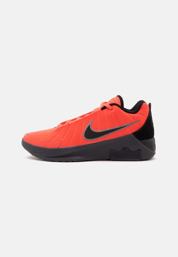 Nike Performance LEBRON WITNESS IX - Basketball shoes - bright crimson/black/smoke grey