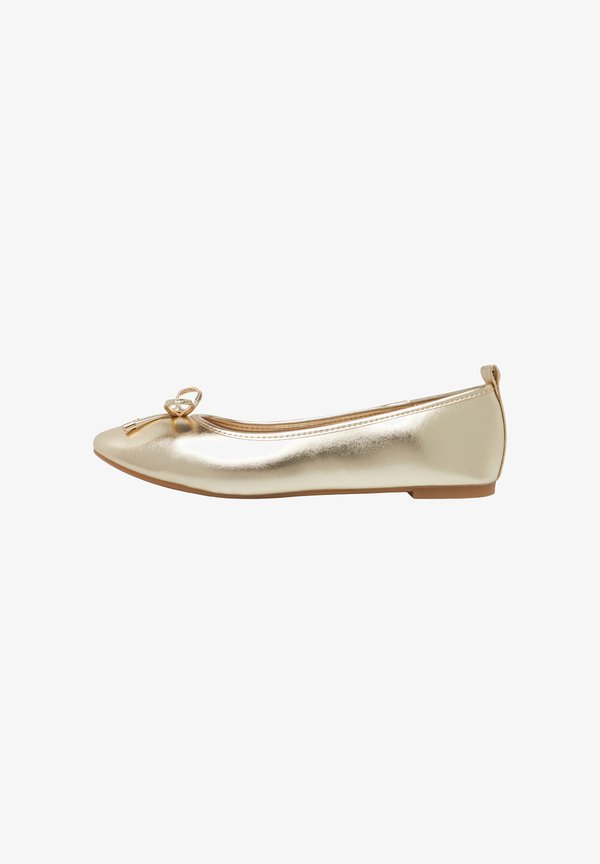 s.Oliver BALLERINAS - Ballet pumps - gold-coloured