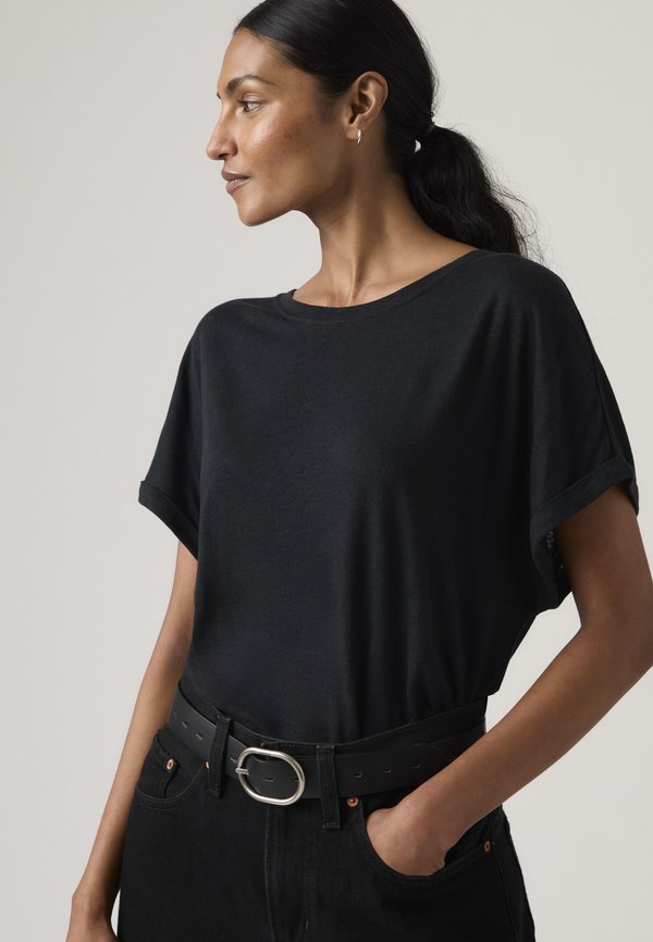 Levi's® LORI LINEN DOLMAN TEE - Basic T-shirt - anthracite night linen