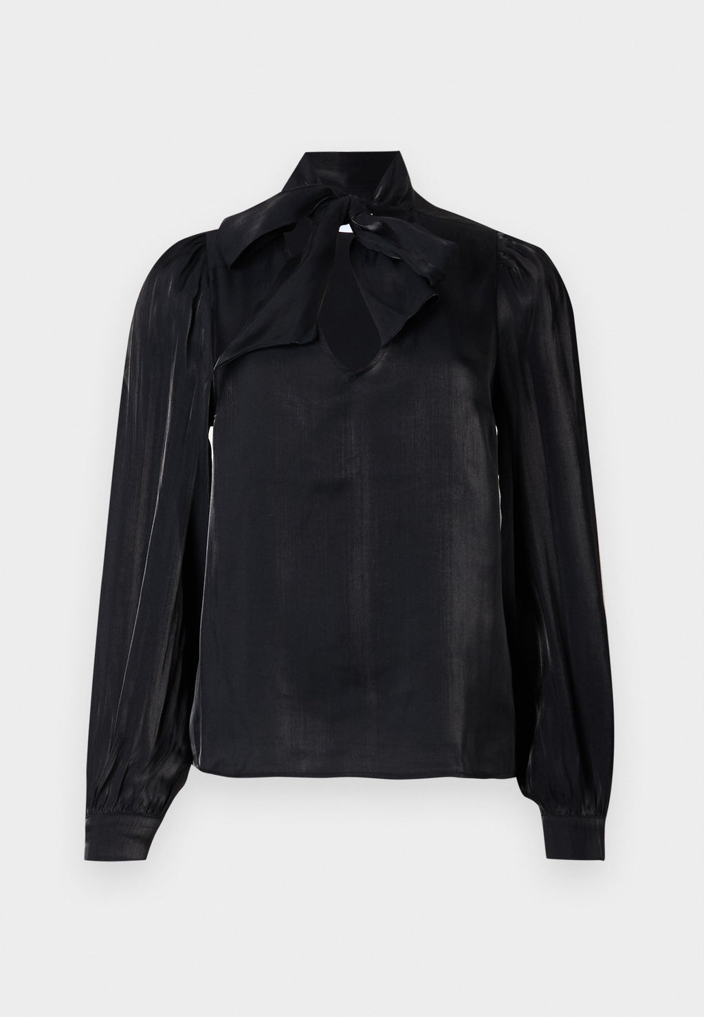 VILA VIESSA V NECK TIE SHIRT