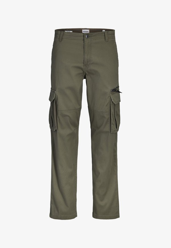 Jack & Jones JPSTKANE DOVER ZIP - Cargo trousers - olive night