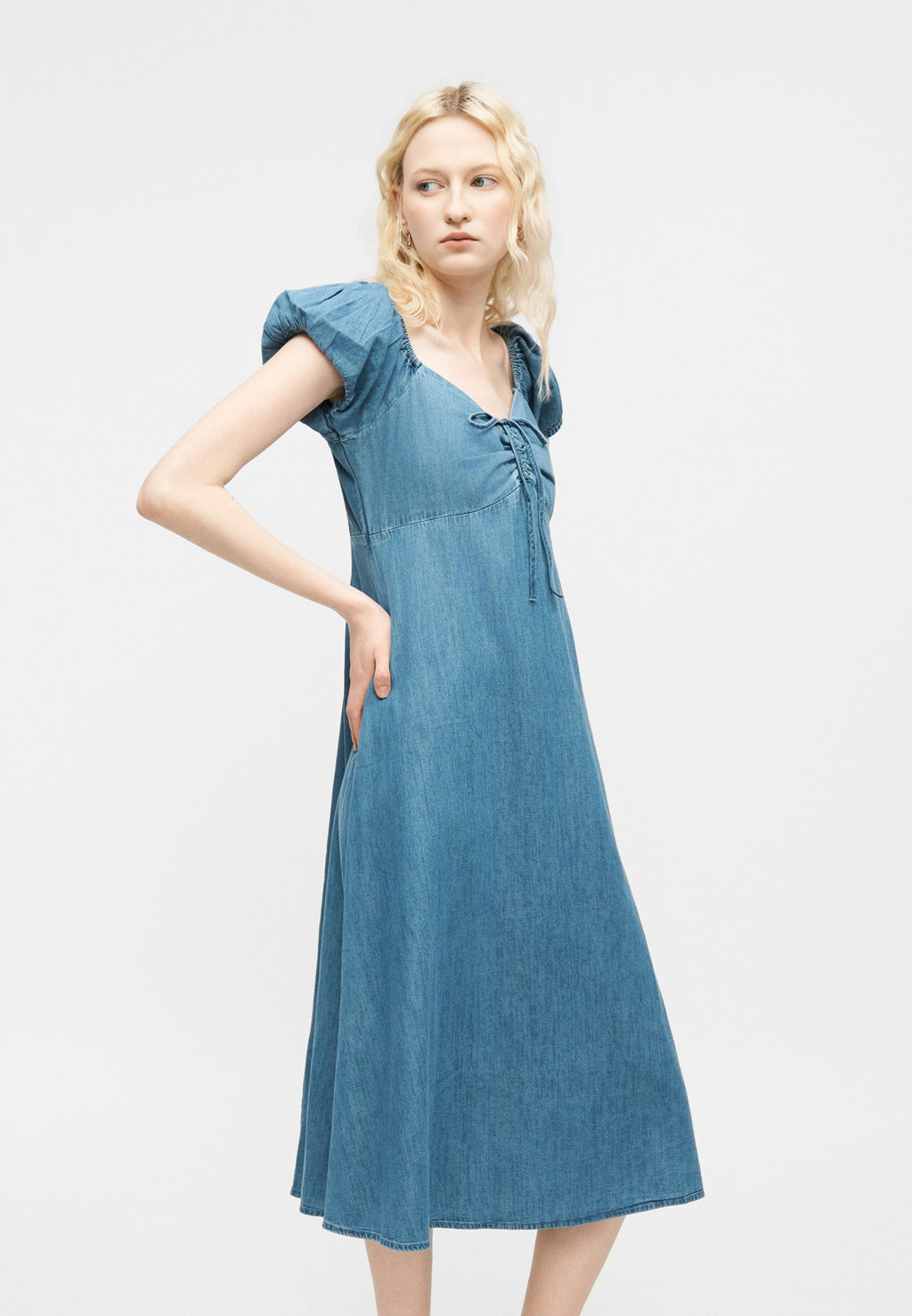 GAP TIE PUFF MAXI