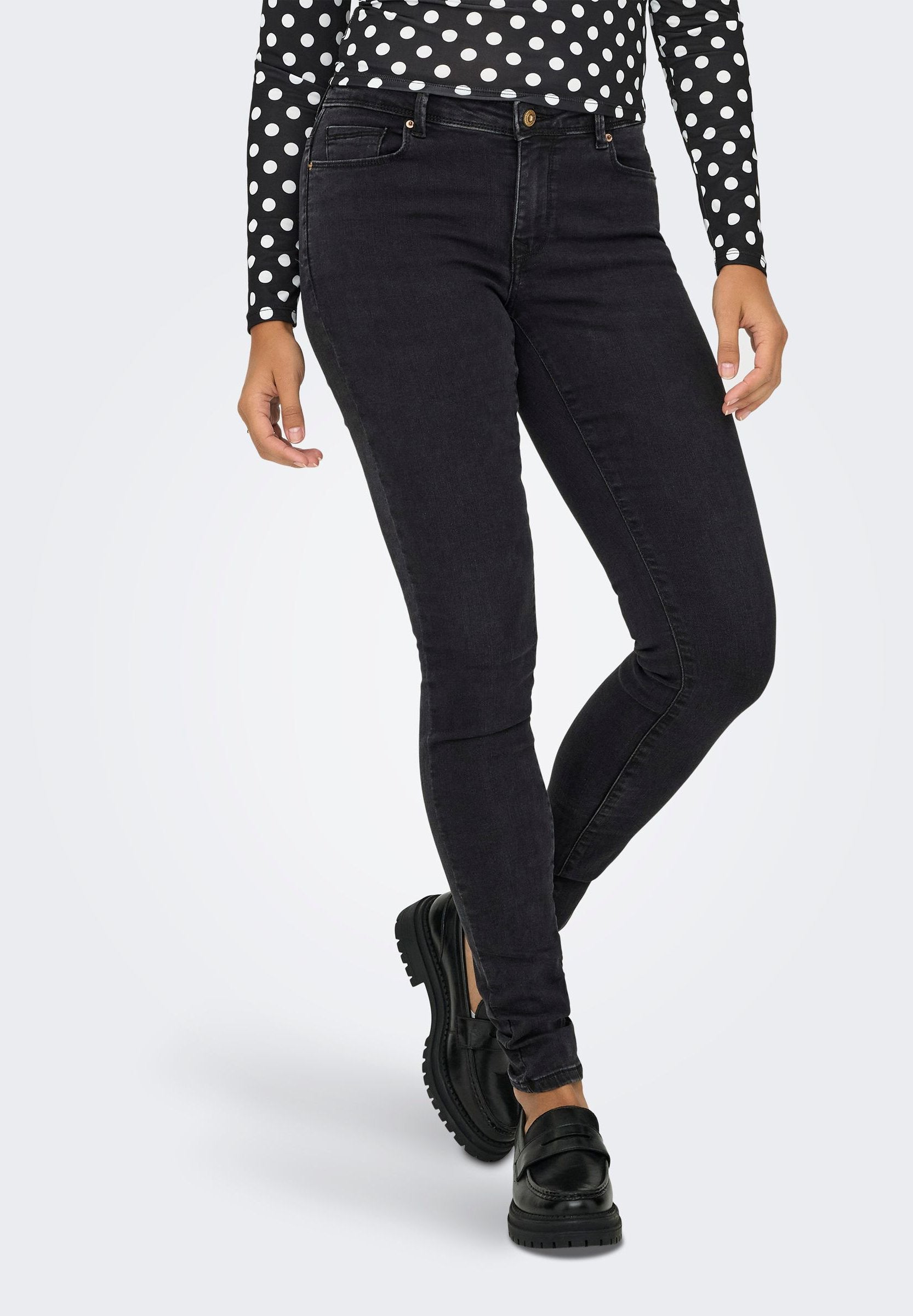 Skinny fit ONLSHAPE Mid waist Media 3
