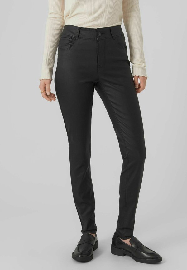 Vero Moda VMEMBRACE Mid rise - Trousers - black