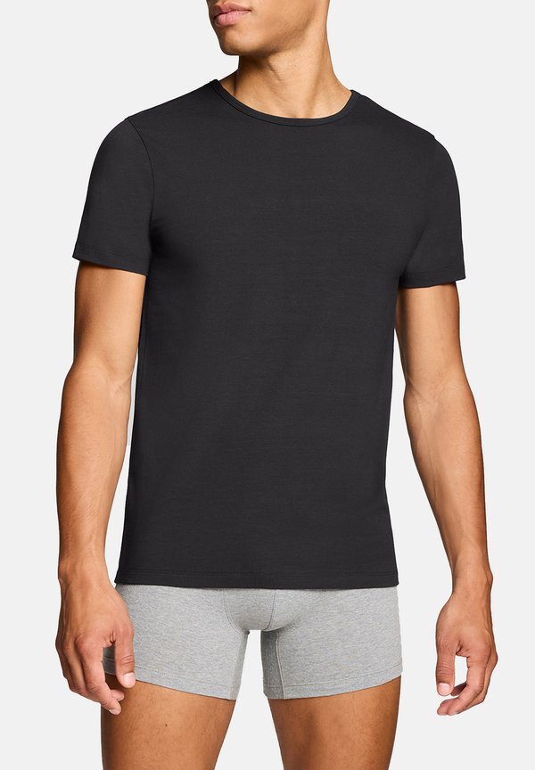 Levi's® LEVI’S HERREN T-SHIRT 4-ER PACK MEN HERREN UNTERHEMD RUND-AUSSCHNITT  - Undershirt - jet black