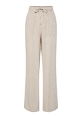 Pieces Wide-leg PCPIA LINEN BLEND