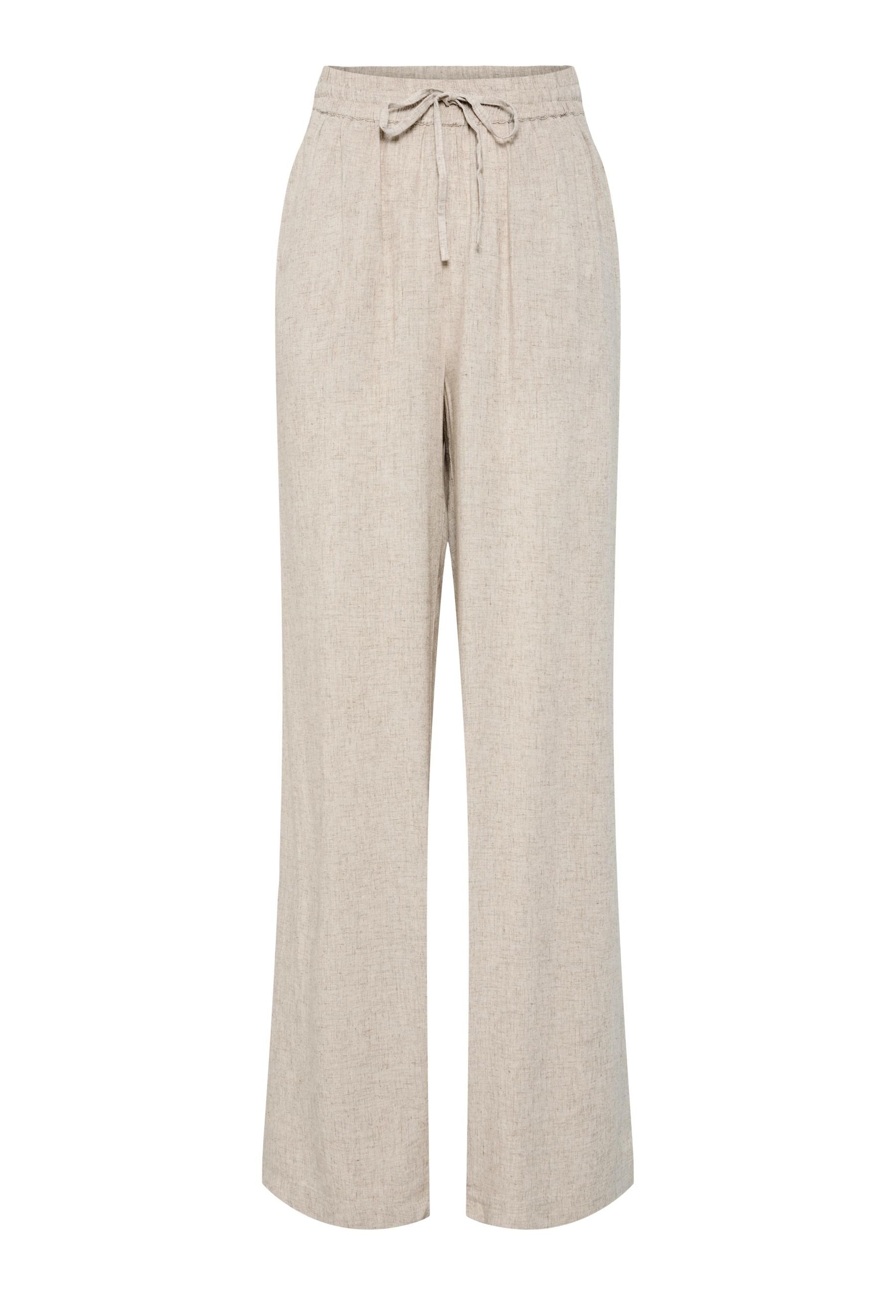 Pieces Wide-leg PCPIA LINEN BLEND