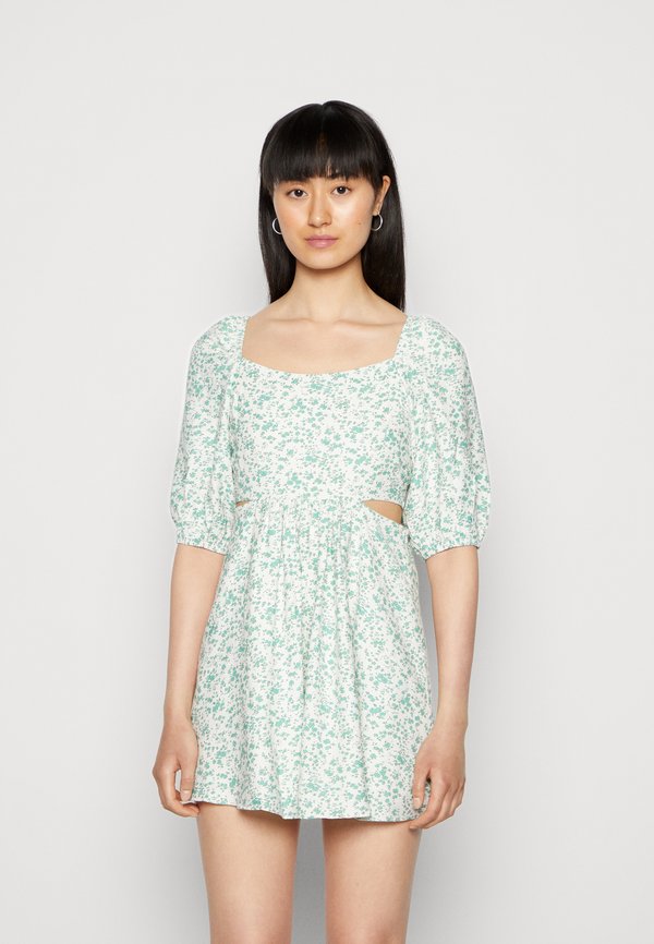 Glamorous TIE-BACK BABYDOLL MINI DRESS