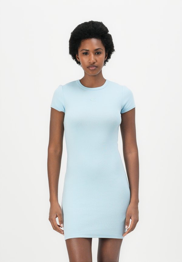 Calvin Klein Jeans CONTOUR MINI DRESS - Shift dress - cool blue