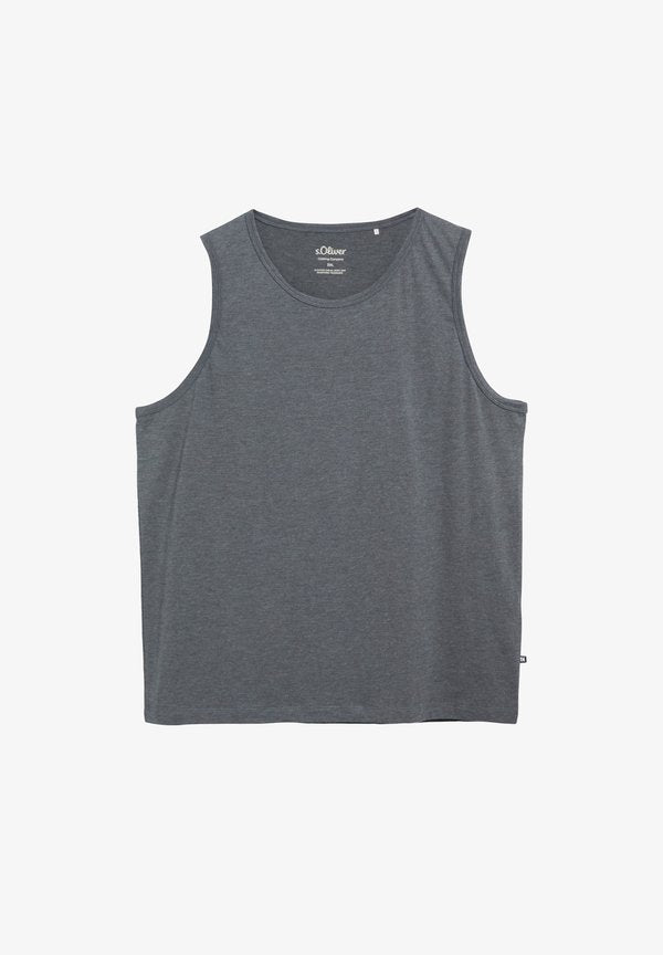 s.Oliver T-SHIRT - Top - schiefergrau