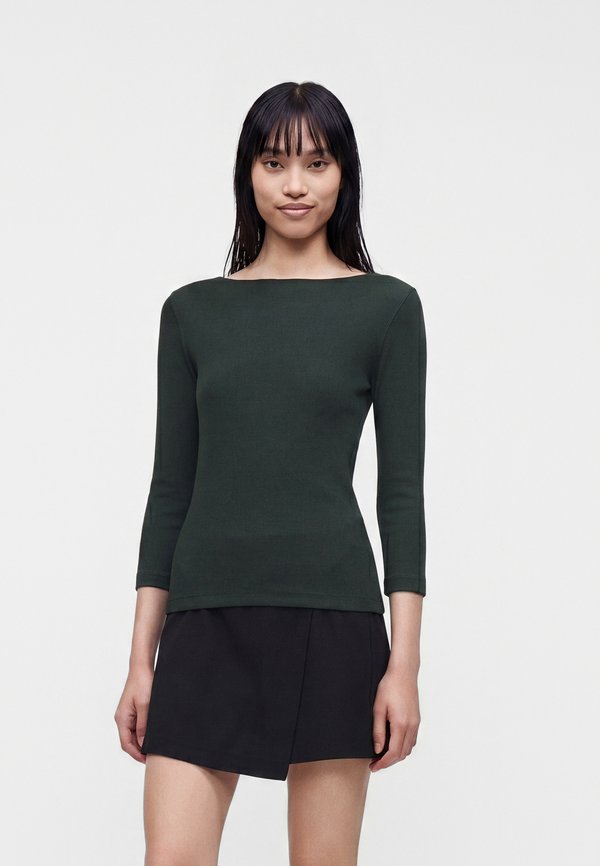 Vero Moda VMCHLOE PANDA BOATNECK - Long sleeved top - scarab