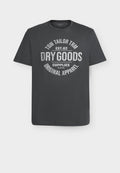 TOM TAILOR PRINTED T-SHIRT - Print T-shirt - tarmac grey