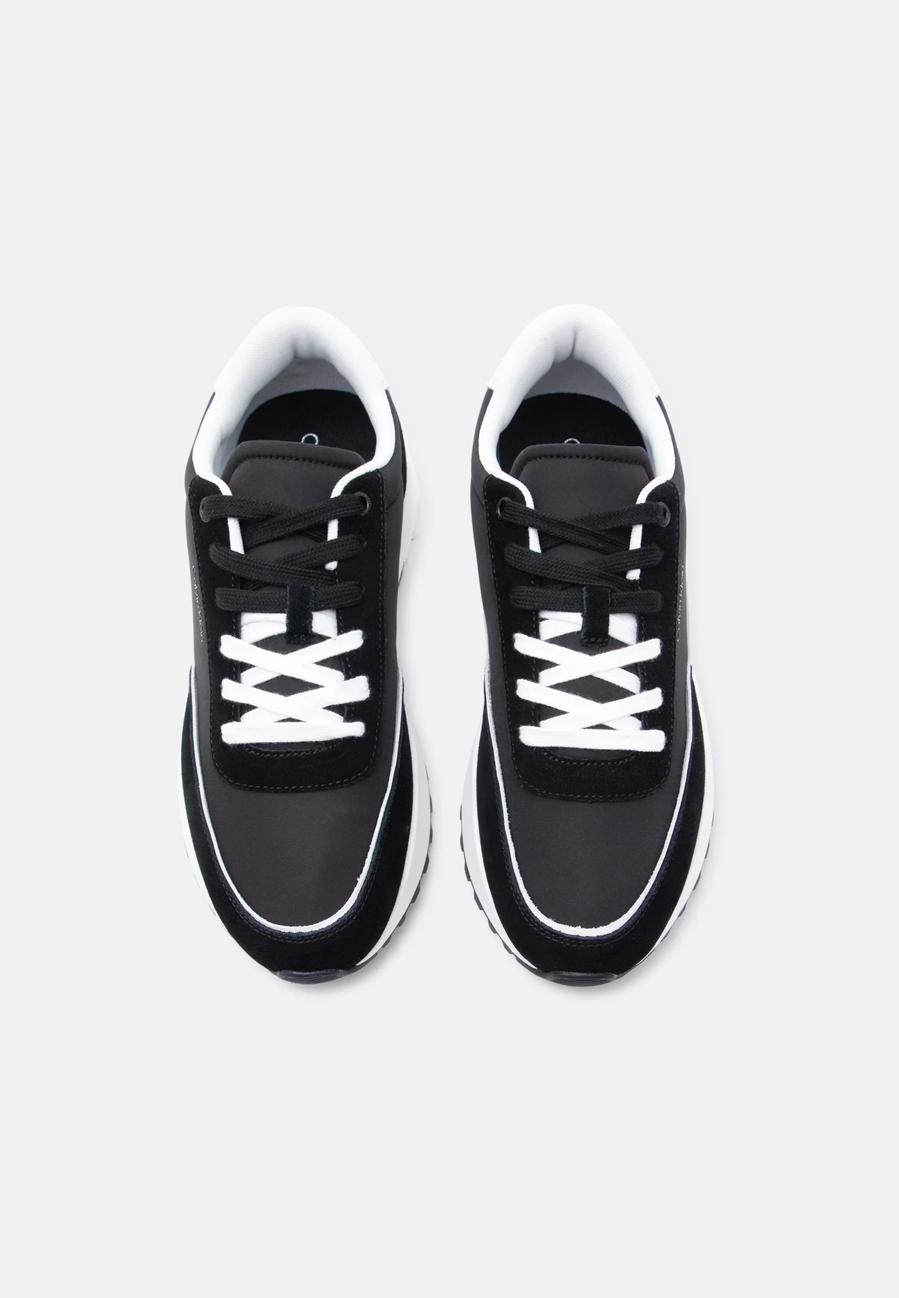 Calvin Klein CITY RUNNER LACEUP - Trainers - black/bright white
