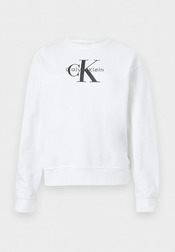 Calvin Klein Jeans MONOLOGO  - Sweatshirt - bright white