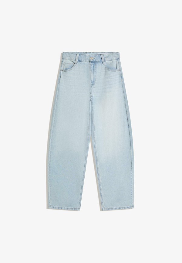 Bershka BAGGY BARREL - JEANS - Baggy Jeans - blue denim
