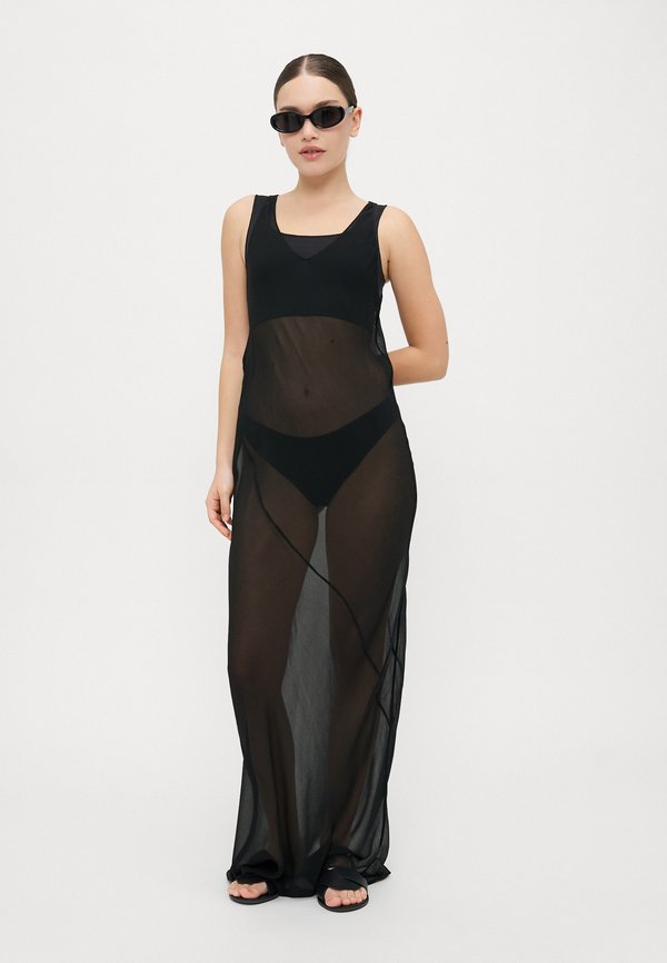 Calvin Klein Underwear SHEER BIAS TANK DRESS 100% SILK