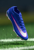 Nike Performance ZM VAPOR 16 PRO FG - Firm-ground football boots - racer blue/white