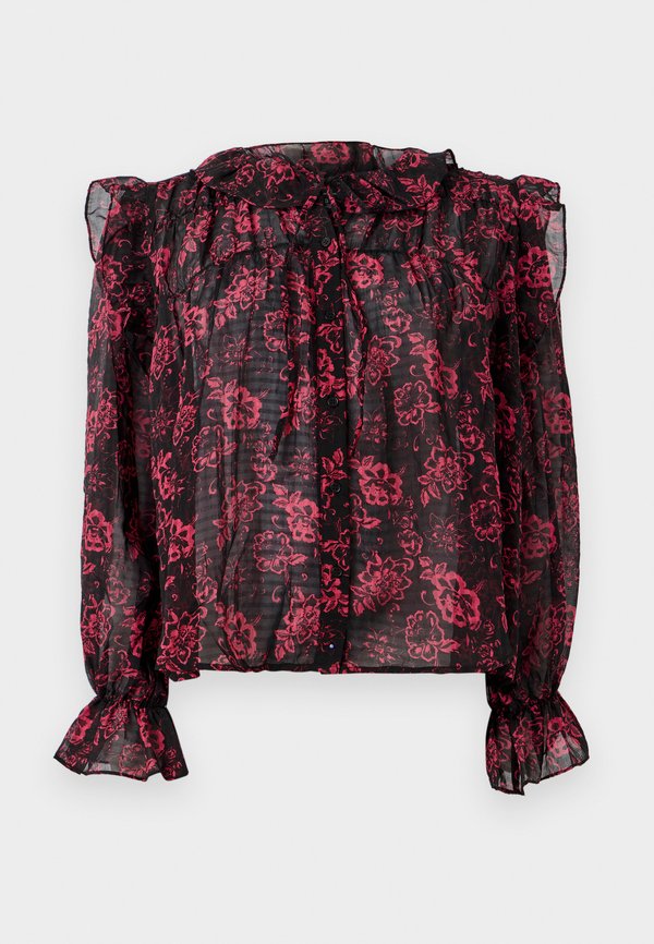 Vero Moda VMPETRA - Button-down blouse - black