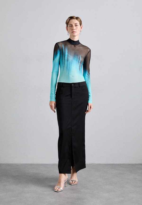 David Koma PRINTED LONG BODYSUIT