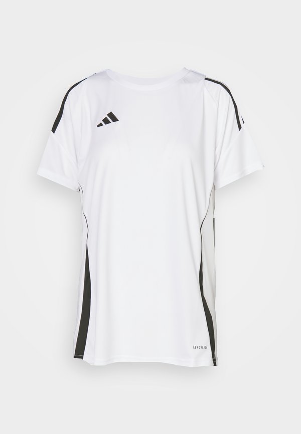 adidas Performance TIRO24 JERSEY - Sports T-shirt - white/black
