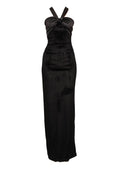 WAL G. ZARIA KNOT ONE SHOULDER MAXI