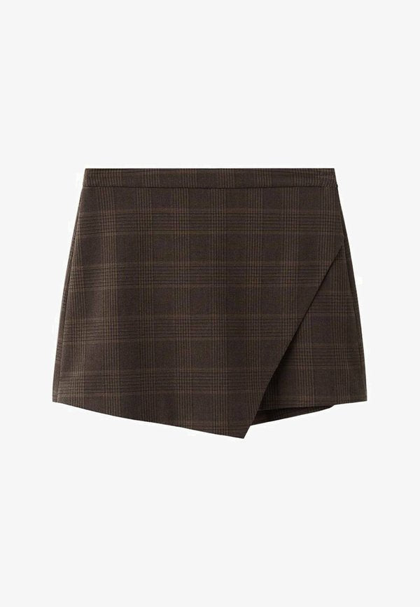 Mango A-line skirt - brown