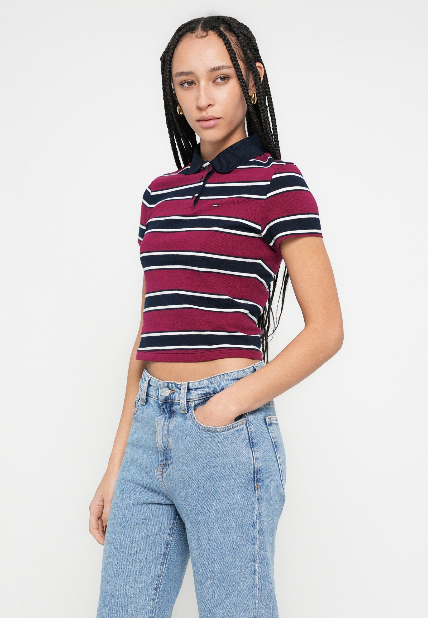 Tommy Jeans SLIM FIT PIQUE POLO SHIRT