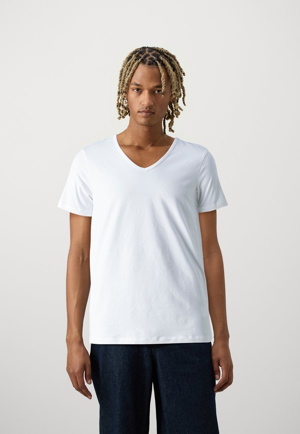 Levi's® MEN V-NECK 2 PACK - Undershirt - white