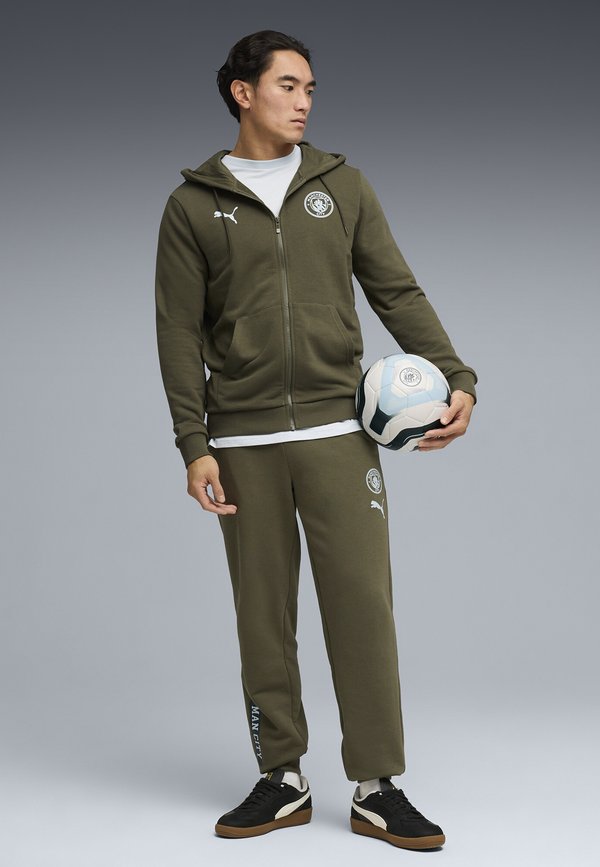 Puma MANCHESTER CITY FC FTBLCULTURE - Zip-up sweatshirt - green moss-sea glass