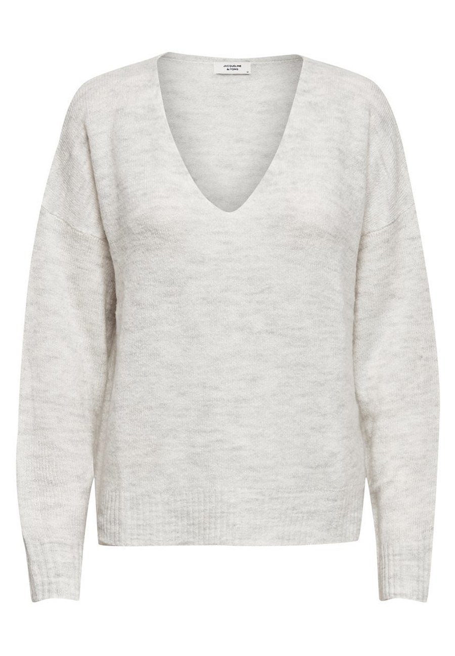 JDY JDYELANORA L/S V-NECK PULLO. KNT NOOS