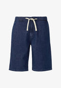 s.Oliver MID RISE TUNNELZUG - Shorts - blau