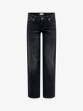 ONLY Wide-fit ONLJUDY-O Low waist Straight Fit - Straight leg jeans - washed black