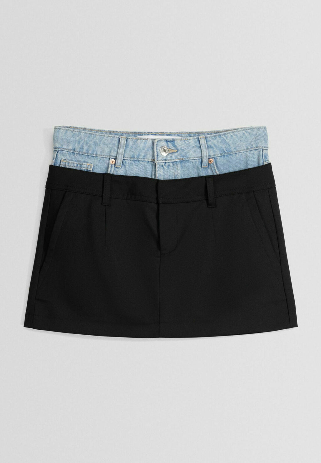 Bershka TAILORED WITH CONTRAST WAIST