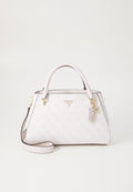 Guess NOELLE LUXURY SATCHEL - Handbag - white