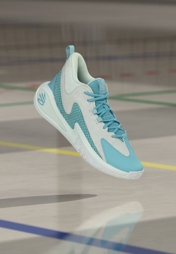 Under Armour CURRY 3Z 25 UNISEX - Basketball shoes - refresh mint/illusion green/blue haze