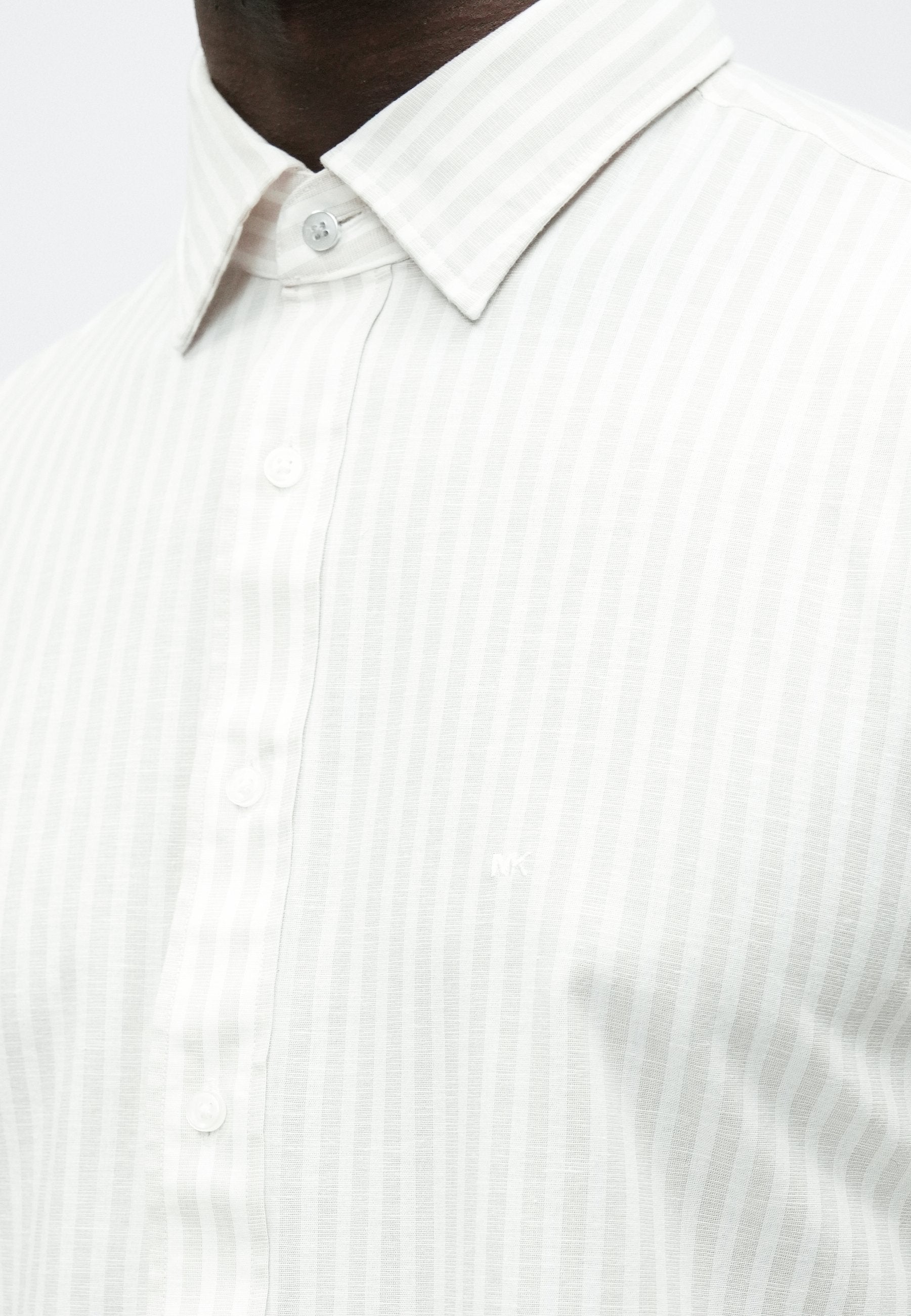 Michael Kors PERFORM STRIPE SLIM SHIRT