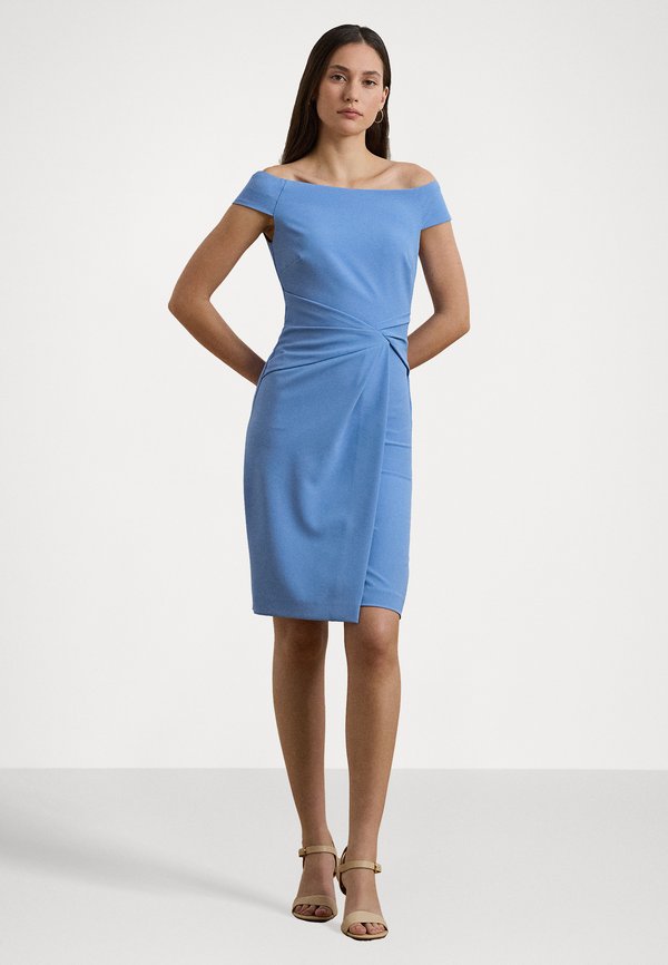 Lauren Ralph Lauren CREPE OFF THE SHOULDER COCKTAIL DRESS
