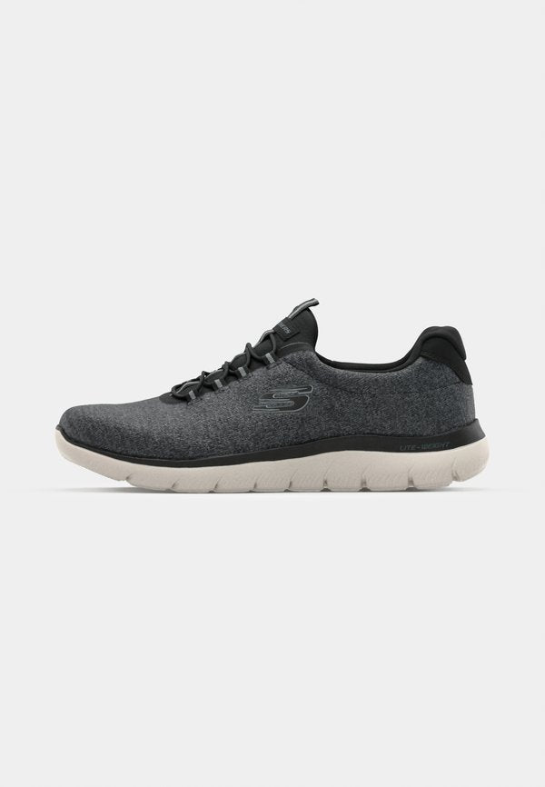 Skechers SUMMITS WIDE FIT - Trainers - black/white