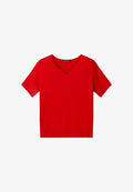 Mango ADULT - Basic T-shirt - red