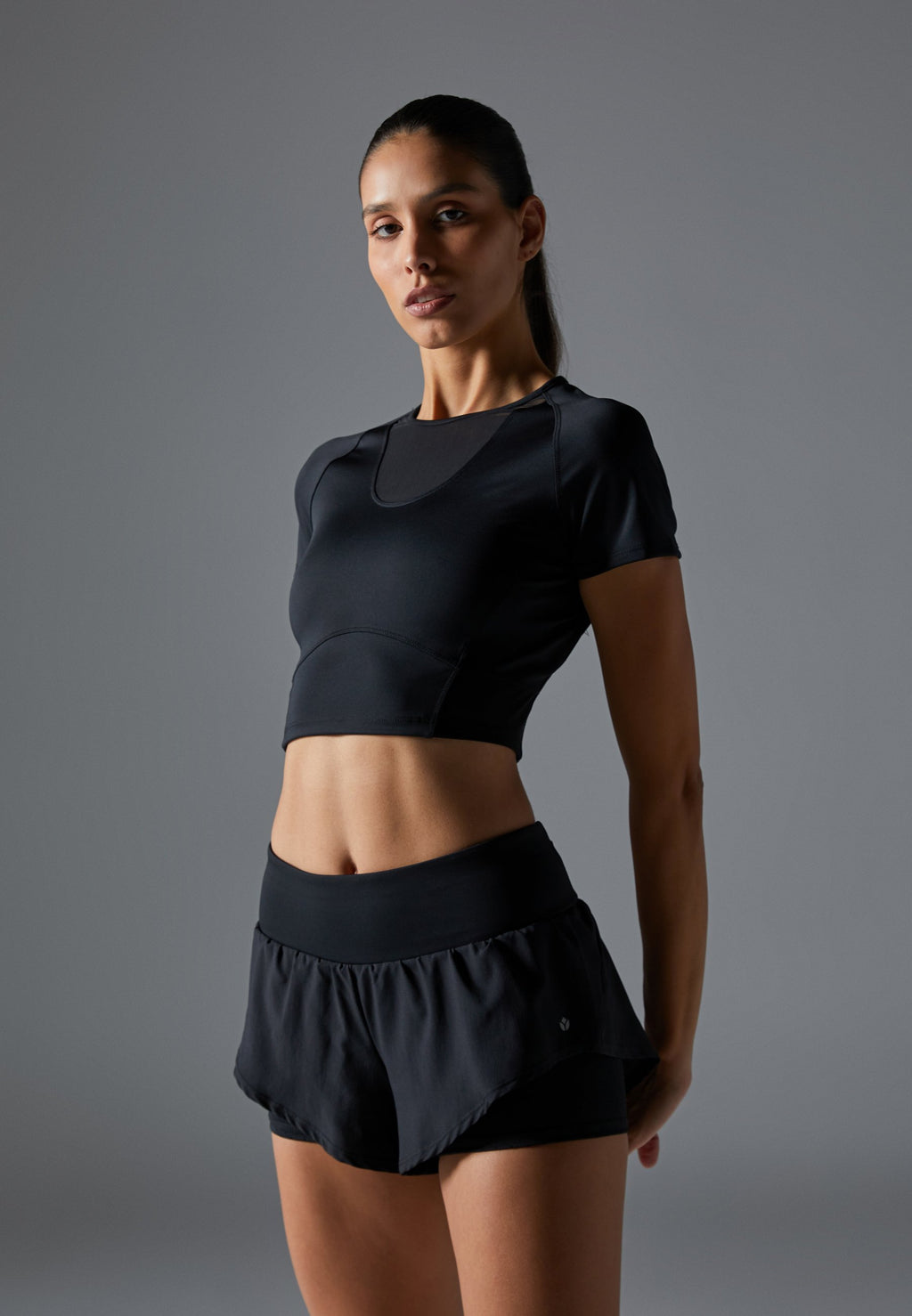 Even&Odd active CROPPED SPORTS T SHIRT