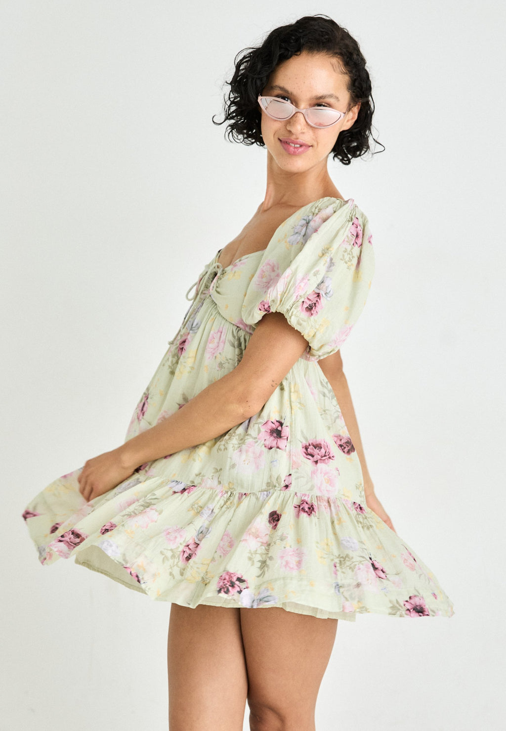 Gina Tricot PUFF SLEEVE DRESS