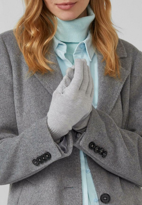 s.Oliver Gloves - grau meliert