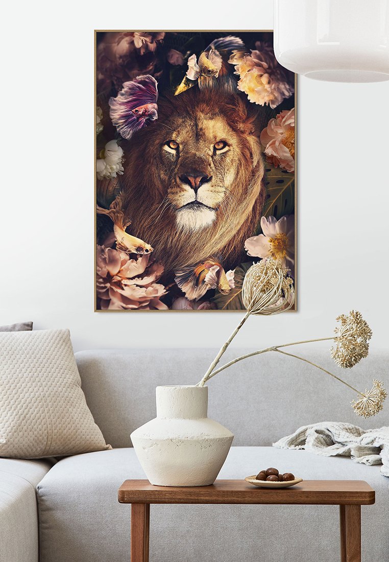 Orange Wallz EXOTIC LION