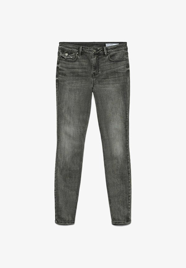 Vero Moda Skinny fit VMFLASH Mid rise - Jeans Skinny Fit - medium grey denim
