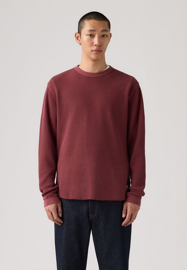 Levi's® THERMAL TEE - Long sleeved top - oxblood red