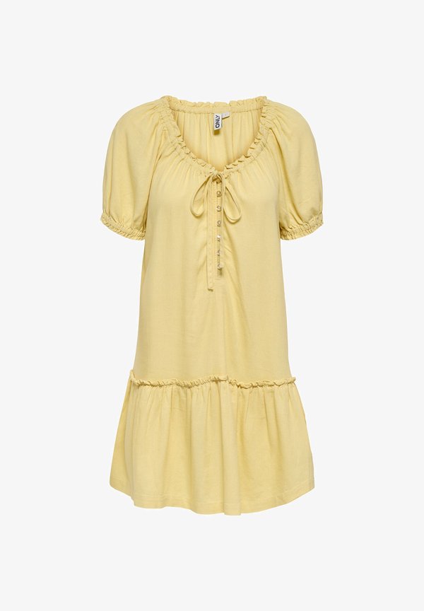 ONLY ONLGOA Linen Short - Day dress - sunlight
