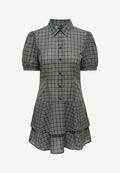 ONLY DRESS ONLDUFFER SHORT DRESS - Shirt dress - black